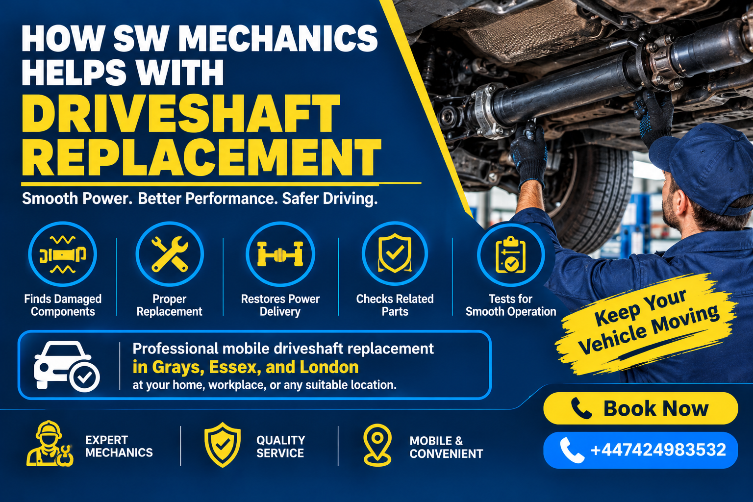 How SW Mechanics Helps With Driveshaft Replacement