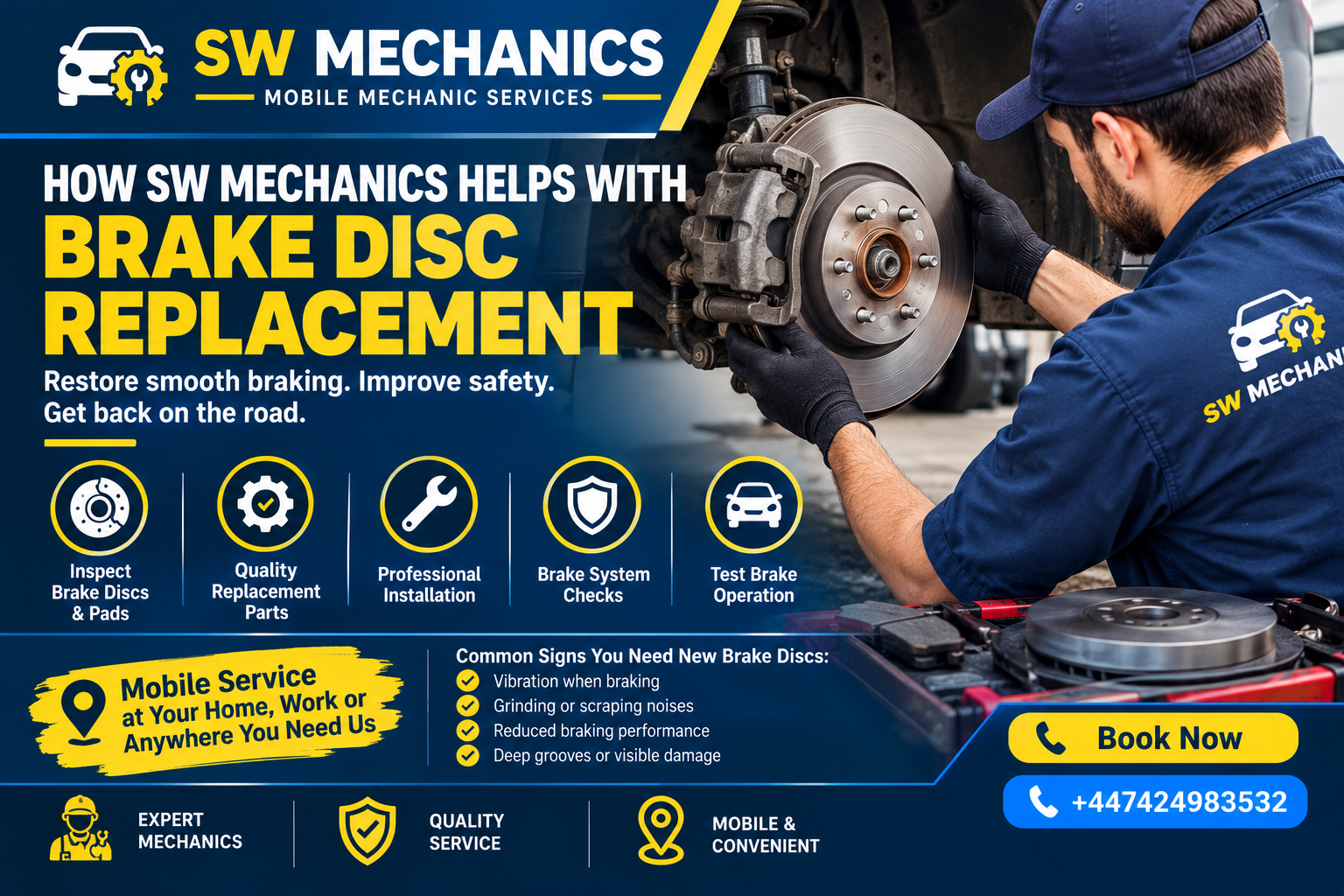How SW Mechanics Helps With Brake Disc Replacement