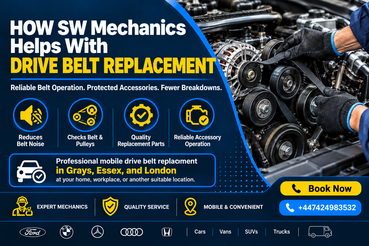 How SW Mechanics Helps With Drive Belt Replacement